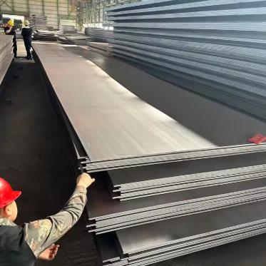 Karsti velmēta Q355 tērauda plāksne būvniecībai